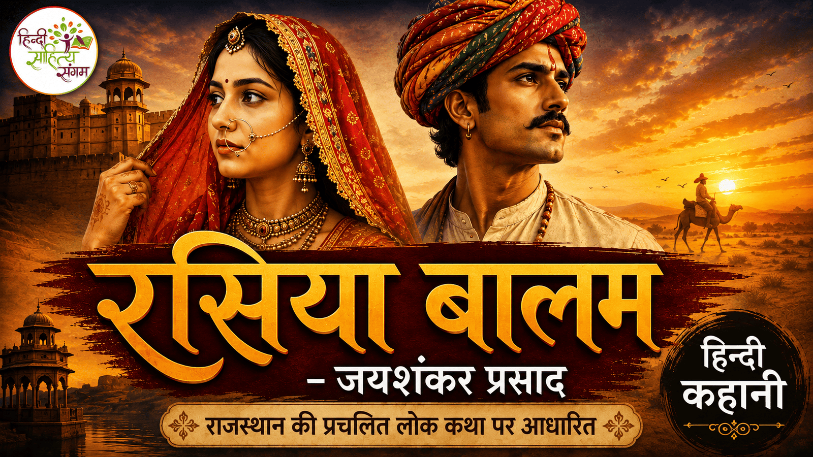 You are currently viewing रसिया बालम – जयशंकर प्रसाद | हिंदी कहानी | राजस्‍थानी लोक-कथा